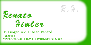 renato himler business card